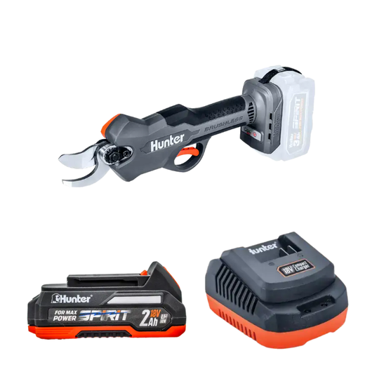 מזמרה 18V סוללה 2HA ומטען 102909-001 Hunter 102909-001-1-2