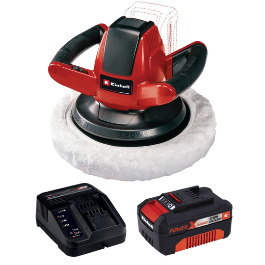 פולישר 18V סוללה 4AH ומטען 2093301 Einhell CE-CB 18-254 LI 1-4