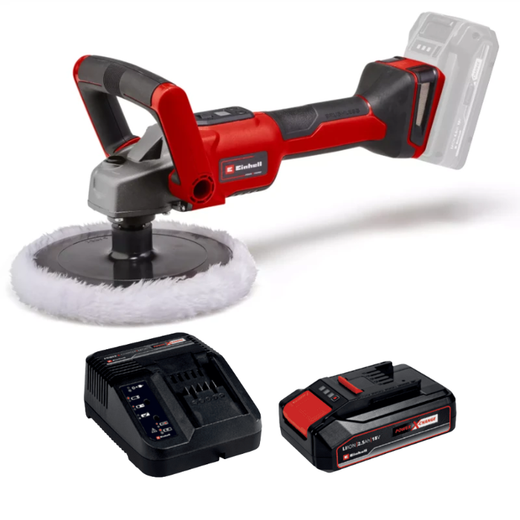 פולישר פחחים 18V סוללה 2.5AH ומטען 2093320 Einhell CE-CP 18-180 LI-1-2.5