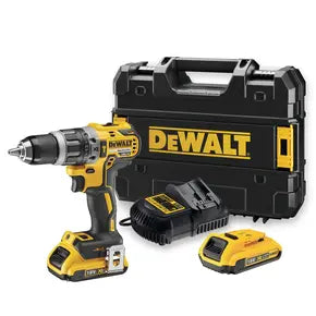 מקדחה 18V שתי סוללות 2Ah ומטען DCD796D DeWalt DCD796D2