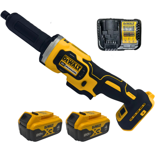 משחזת ציר 20V שתי סוללות 4AH ומטען DCG426 DeWalt DCG426-2-4
