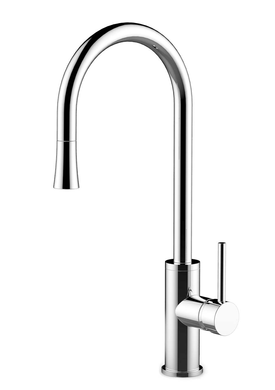 ברז מטבח נשלף גבוה BELL כרום ניקל AQUILA 1100A