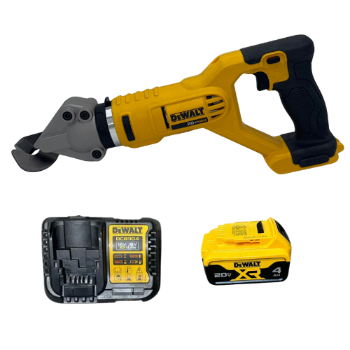 מספרי פח 20V סוללה 4Ah +מטען DCS496 DeWalt DCS496B-1-4