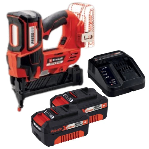 אקדח סיכות 18V|שתי סוללות 4HA ומטען|Einhell|4257785 Einhell FIXETTO 18-38-2-4