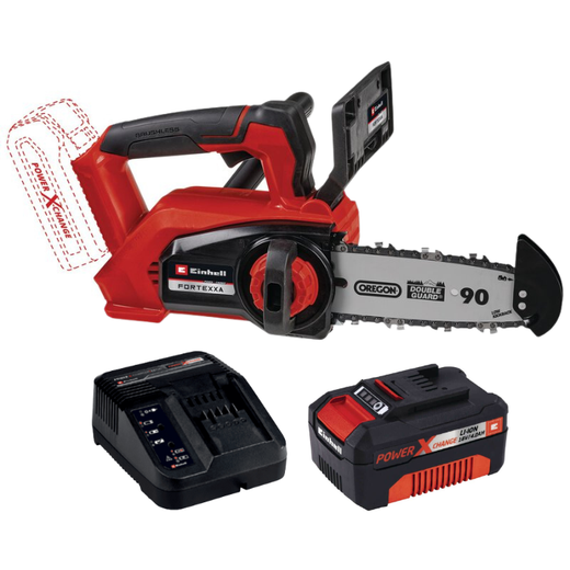 משור שרשרת BL 18V סוללה 4AH ומטען 4600020 Einhell FORTEXXA 18-20 TH-1-4