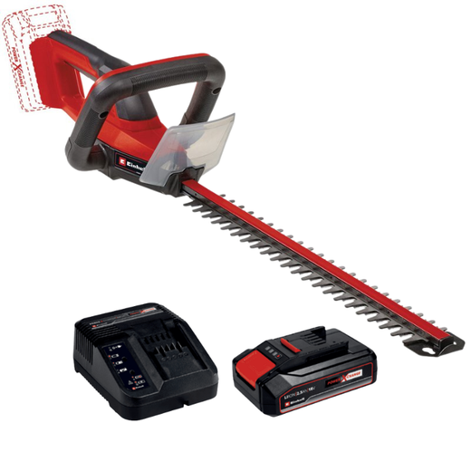 גוזם גדר חי 18V סוללה 2.5HA ומטען 3410940 Einhell GC-CH 18-40 LI-1-2.5