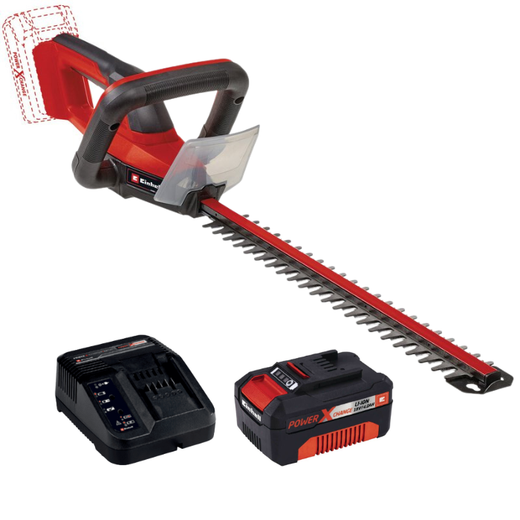 גוזם גדר חי 18V סוללה 4HA ומטען 3410940 Einhell GC-CH 18-40 LI-1-4