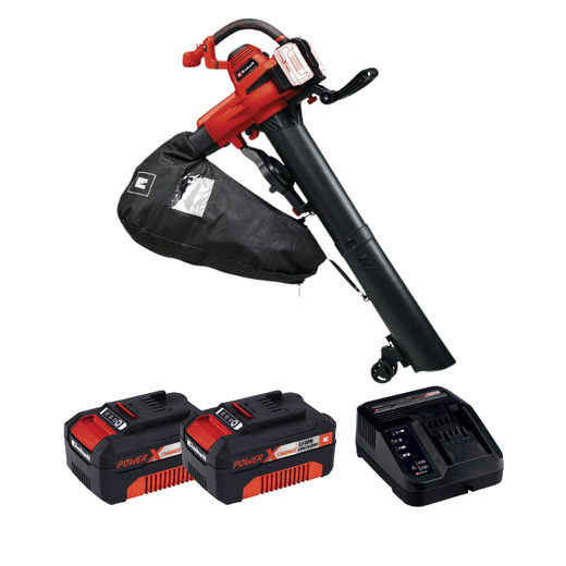 מפוח/שואב/גורס 36V BL |שתי סוללות 4AH ומטען|Einhell|3433630 Einhell GE-CL 36-230 LI E-2-4