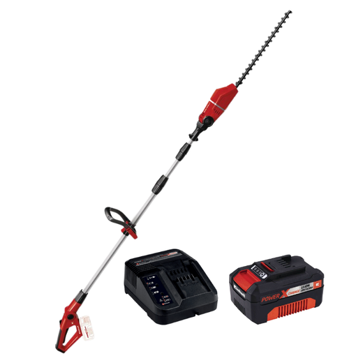 גוזם גדר חי טלסקופי 18V| סוללה 4HA מטען 3410866 Einhell GE-HH 18-45 LI T-1-4