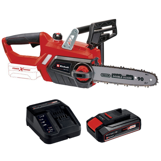 משור שרשרת 18V סוללה 2.5AH ומטען 4501761 Einhell GE-LC 18 LI-1-2.5