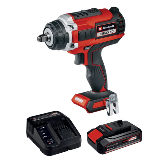 מפתח רטיטה 18V BL סוללה 2.5AH ומטען 4510070 Einhell IMPAXXO 18-400-1-2.5