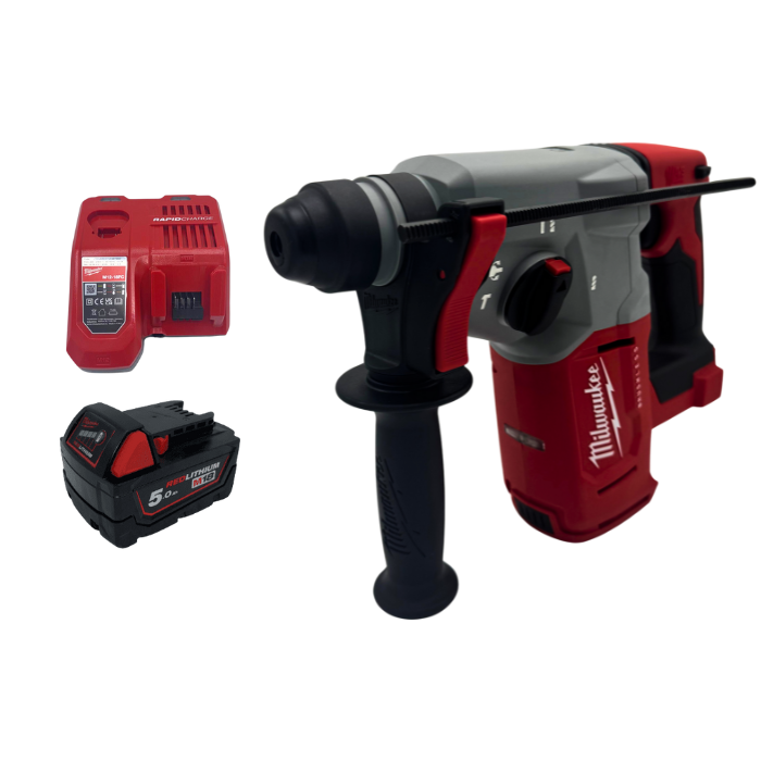 פטישון 18V סוללה 5AH ומטען Milwaukee M18BLH0