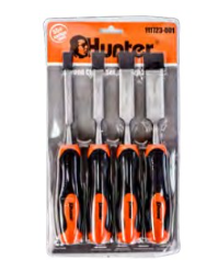 סט מפלסות 10-25 ממ CV ידית ארגונומית 4 יח האנטר Hunter 111723-001