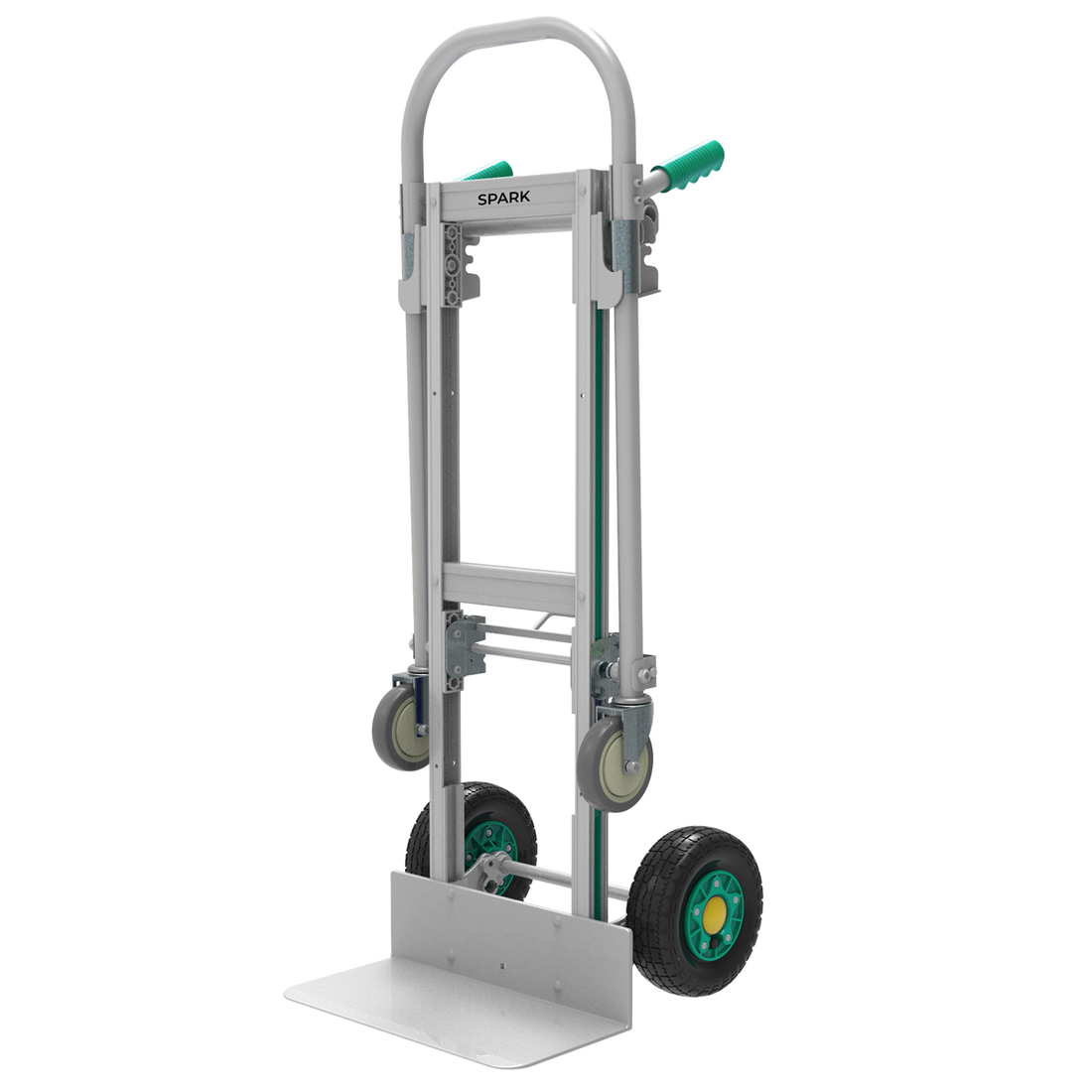 עגלת משא אלומיניום 250 ק"ג פלטה סגורה SPARK