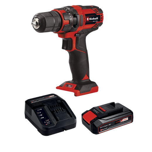 מקדחה 18V סוללה 2.5AH ומטען 4513927 Einhell TC-CD 18-35 LI-1-2.5