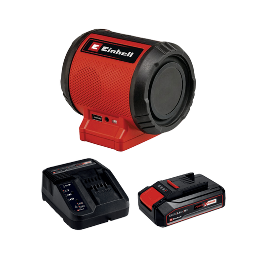 רמקול בלוטות' 18V סוללה 2.5AH ומטען Einhell | 4514150 Einhell TC-SR 18 LI BT-1-2.5