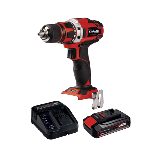 מקדחה 18V סוללה 2.5AH ומטען 4513925 Einhell TE-CD 18-40 LI-1-2.5