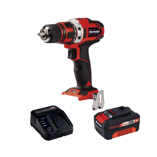 מקדחה 18V סוללה 4AH ומטען 4513925 Einhell TE-CD 18-40 LI-1-4