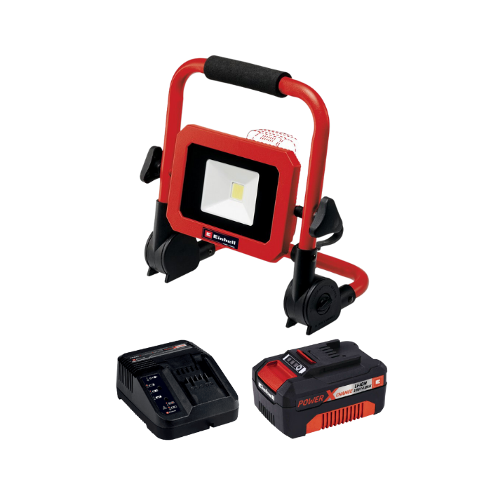 פנס לד 18V סוללה 4AH ומטען Einhell  4514115