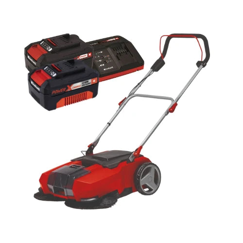 מטאטא כביש 18V שתי סוללות 4HA ומטען 2352040 Einhell TE-SW 18-610 LI-2-4