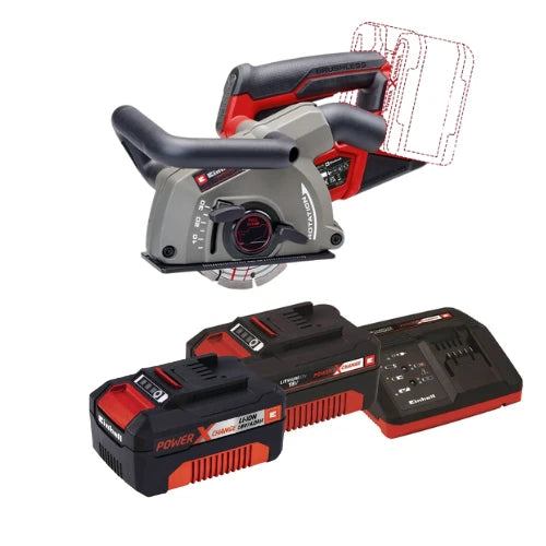 מחרצת בטון 36V BL| שתי סוללות 4HA ומטען 4350800 Einhell TP-MA 36-30 LI BL-2-4