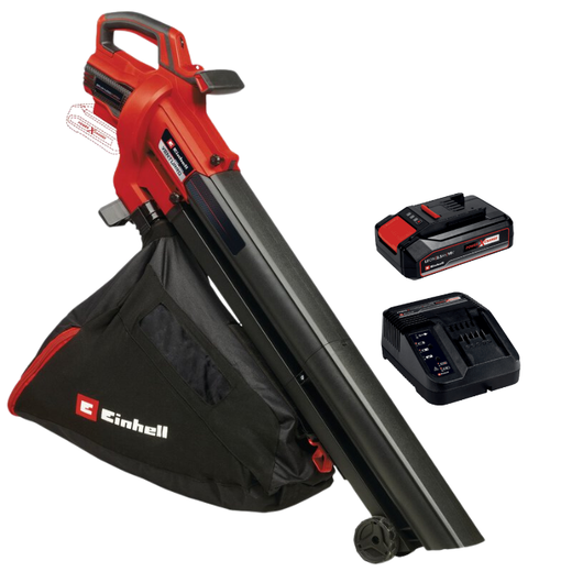 מפוח/שואב/גורס 18V סוללה 2.5AH ומטען 3433625 Einhell VENTURRO 18-210-1-2.5