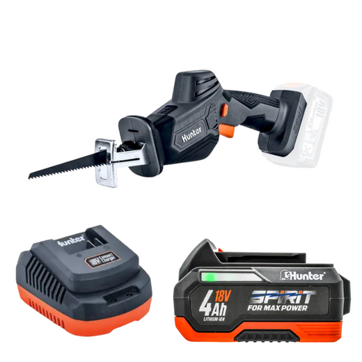 משור חרב 18V סוללה 4AH + מטען 100611-006 Hunter 100611-006-1-4